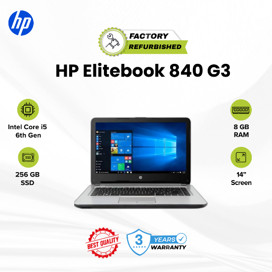 Picture of HP Laptop 840 G3  Refurbished
