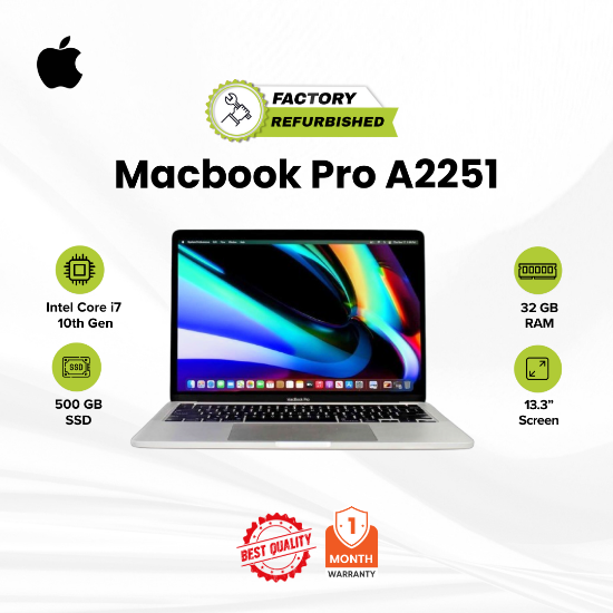 Picture of MacBook Pro A2251 Core i7 10 Gen