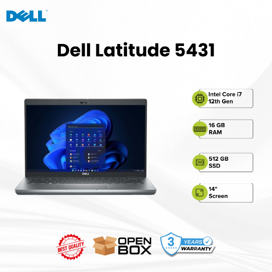 Picture of Dell Latitude 5431 Core i7 12 Gen 16GB 512GB SSD
