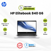 Picture of HP Elitebook 840 G6 Core i7 8 Gen 16GB 1TB Refurbished A 3 Years