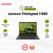 Picture of Lenovo ThinkPad T480 Core i7 8 Gen 8GB 512GB Touch Refurbished B+ 1 Month