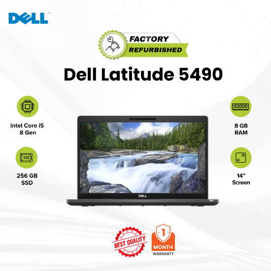 Picture of Dell Latitude 5490 Core i5 8 Gen 8GB 256GB Refurbished B+ 1 Month