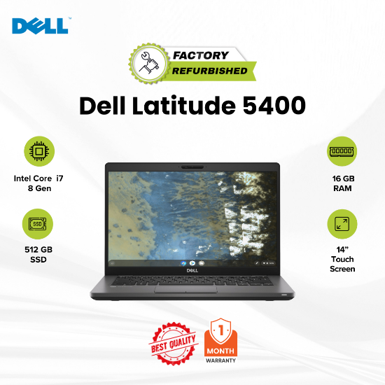 Picture of Dell Latitude 5400 i7 8 Gen  16GB 512GB Touch Refurbished B 1 Month