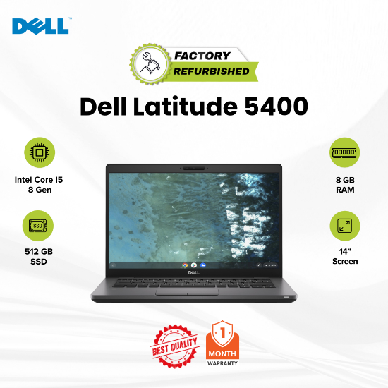 Picture of Dell Latitude 5400 Core i5 8th Gen 8GB 256GB Refurbished B+ 1 Month