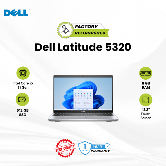Picture of Dell Latitude 5320 Core i5 11 Gen 8GB 512GB Refurbished A 1 Year