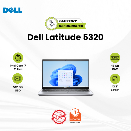 Picture of Latitude 5320 Core i7 11 Gen 16GB 512GB Refurbished B+ 1 Month