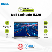 Picture of Dell Latitude 5320 Core i5 11 Gen 8GB 256GB Touch Refurbished Silver 1 Year