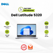 Picture of Dell Latitude 5320 Notebook Core i7 11 Gen 1185G7 16GB 512GB Refurbished Silver 13.3" 1 Year