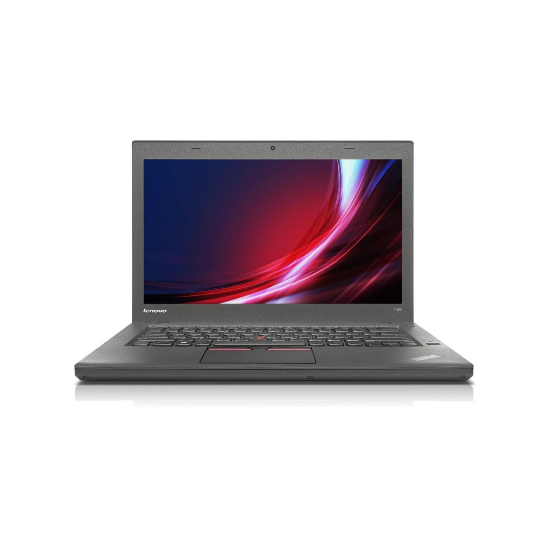 Picture of Lenovo ThinkPad T450 Notebook Core i5 5 Gen 5300U 8GB 512GB Refurbished Pitch Black 14" 6 Months