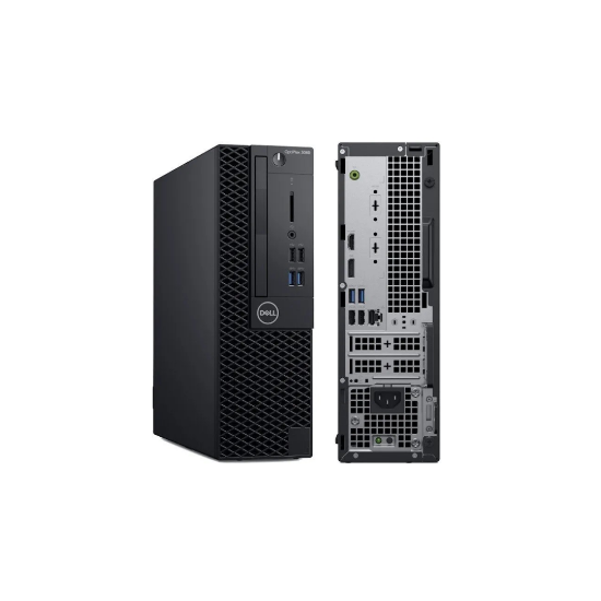 Picture of Dell Optiplex 3060 Core i5 8 Gen 16GB 500GB SATA + 256 NVMe Refurbished Black 1 Year