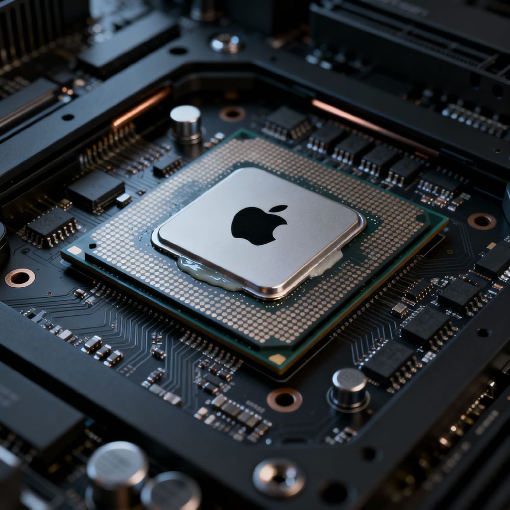 Apple processor on motherboard