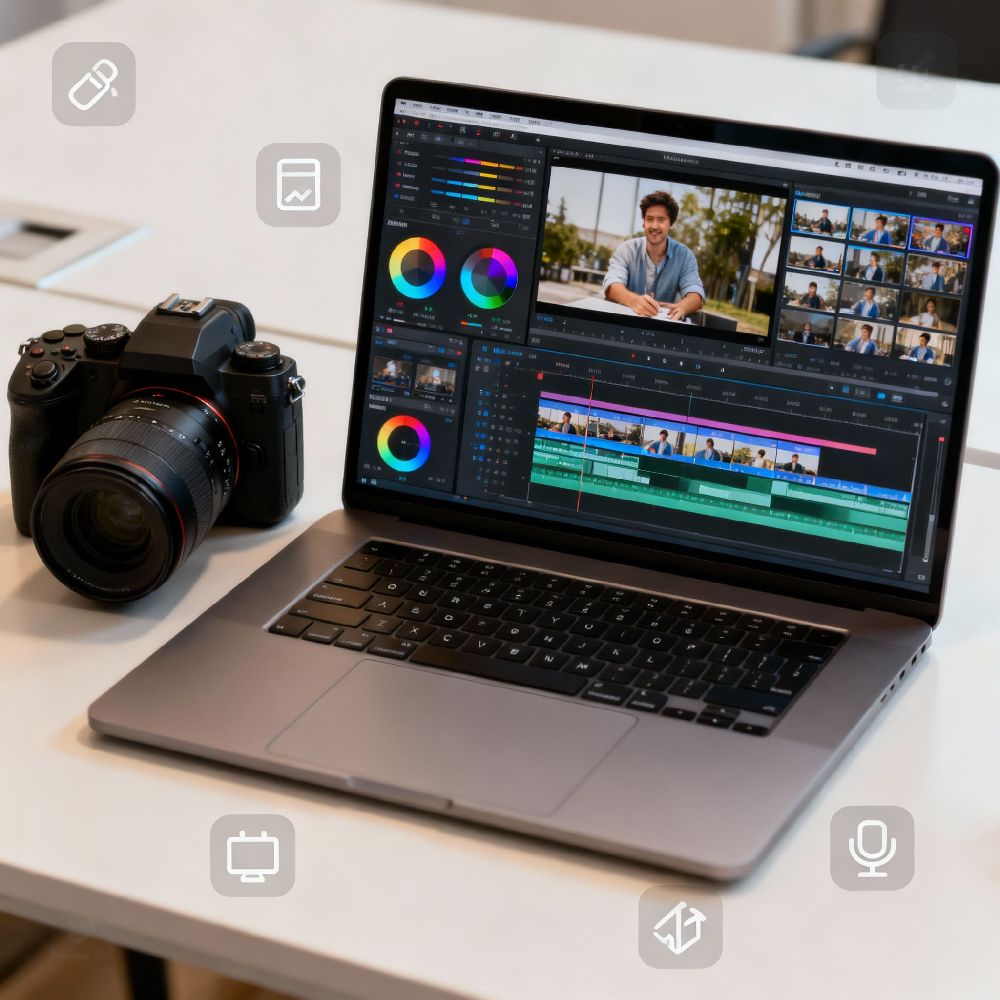 Medium video editing workstation
